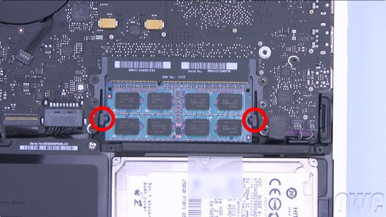 Macbook 2009 Upgrade Step 4a