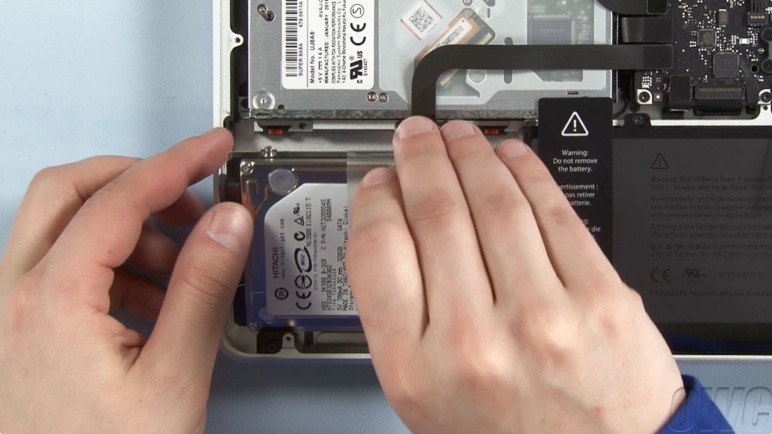 2011 13 Inch MacBook Pro HD Upgrade Step 8a